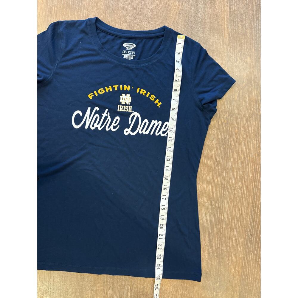 NOTRE DAME University Collegiate Gameday Top Shirt Tee Women M - Picture 4 of 5